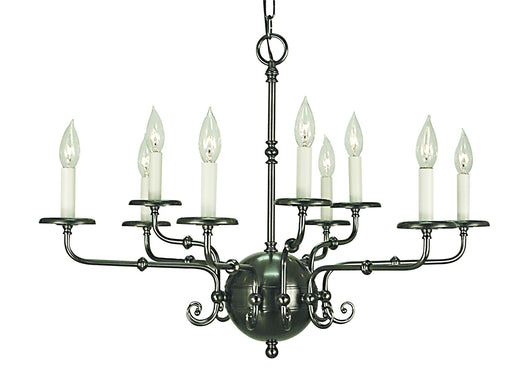 Framburg 2379 AS Jamestown Nine Light Chandelier, Antique Silver Main Image.jpg