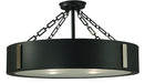 Framburg 2416 CH/PN Oracle Four Light Flush / Semi-Flush Mount, Charcoal with Polished Nickel Accents Main Image.jpg