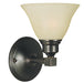 Framburg 2421 SBR/CM Taylor One Light Wall Sconce, Siena Bronze with Champagne Marble Glass Shade Main Image.jpg