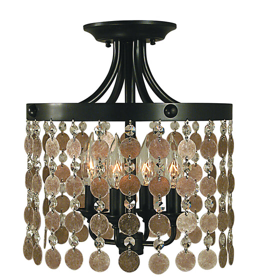 Framburg 2482 MB Naomi Four Light Flush / Semi-Flush Mount, Mahogany Bronze Main Image.jpg