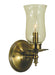 Framburg 2501 AB Sheraton One Light Wall Sconce, Antique Brass Main Image.jpg