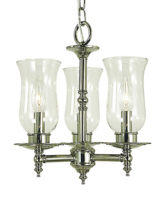 Framburg 2508 PS Sheraton Three Light Chandelier, Polished Silver Main Image.jpg