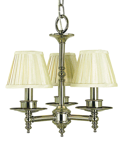 Framburg 2518 PS Sheraton Three Light Chandelier, Polished Silver Main Image.jpg