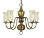 Framburg 2545 AB Jamestown Five Light Chandelier, Antique Brass Main Image.jpg