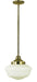 Framburg 2556 AB Taylor One Light Pendant, Antique Brass Main Image.jpg