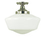 Framburg 2558 PS Taylor One Light Flush / Semi-Flush Mount, Polished Silver Main Image.jpg