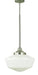 Framburg 2559 BN Taylor One Light Pendant, Brushed Nickel Main Image.jpg