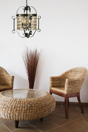 Framburg 2924 MB Naomi Five Light Chandelier, Mahogany Bronze Alternate Image.jpg