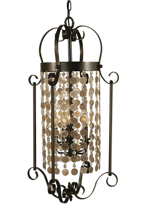 Framburg 2925 MB Naomi Five Light Foyer Chandelier, Mahogany Bronze Main Image.jpg