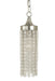 Framburg 2951 BN Penelope One Light Pendant, Brushed Nickel Main Image.jpg