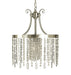 Framburg 2954 BN Penelope One Light Chandelier, Brushed Nickel Main Image.jpg