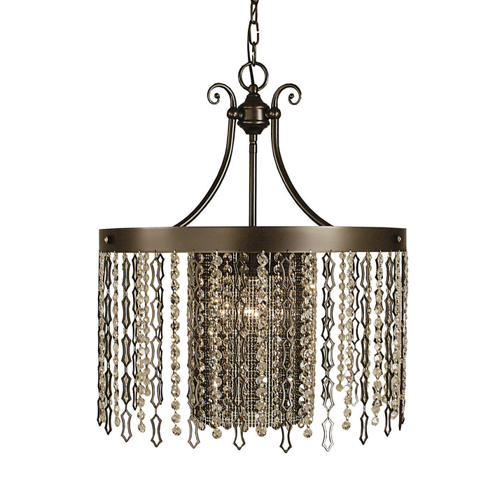 Framburg 2958 MB Penelope Four Light Chandelier, Mahogany Bronze Main Image.jpg