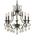 Framburg 2975 MB Liebestraum Six Light Chandelier, Mahogany Bronze Main Image.jpg