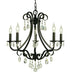 Framburg 2995 MB Liebestraum Five Light Chandelier, Mahogany Bronze Main Image.jpg