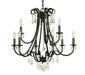 Framburg 2999 MB Liebestraum Nine Light Chandelier, Mahogany Bronze Main Image.jpg