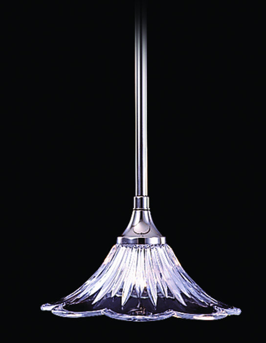 Framburg 8620 PS Geneva One Light Pendant, Polished Silver Main Image.jpg