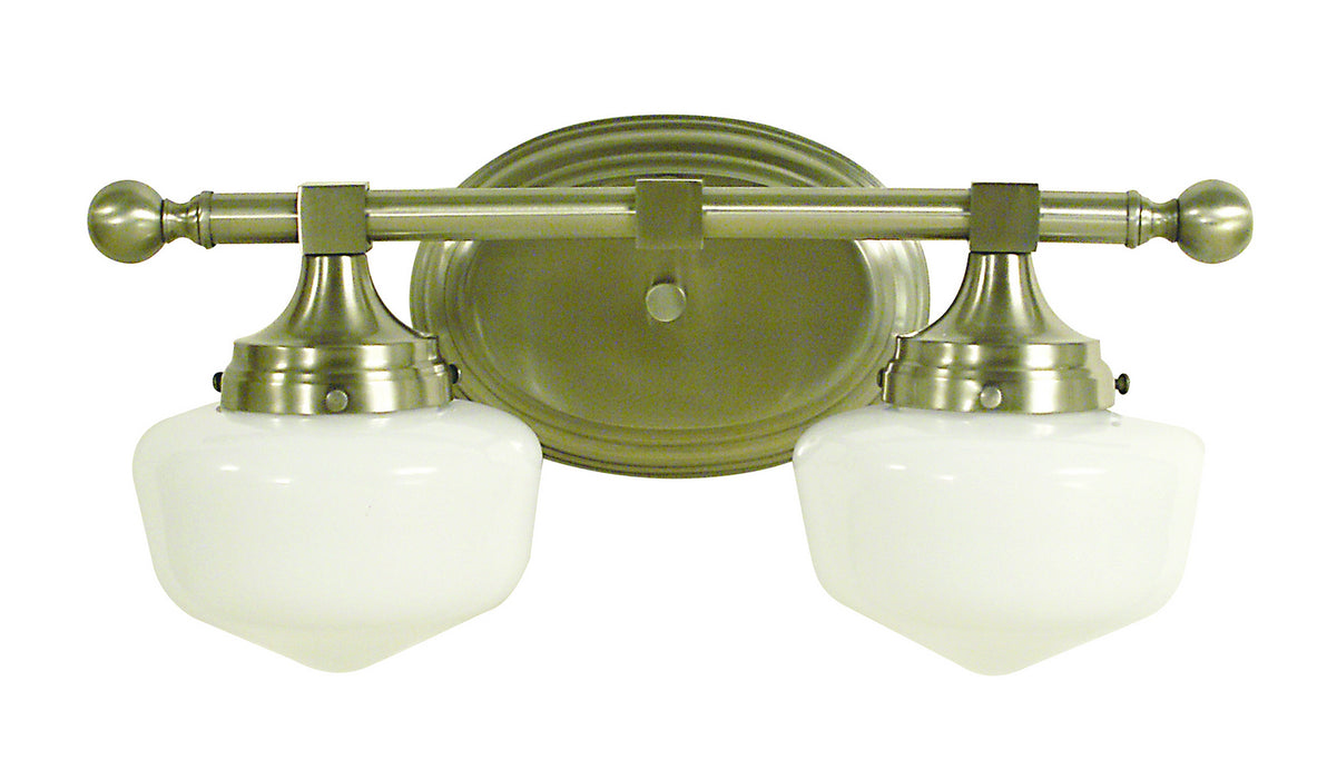 Framburg 2938 BN Taylor Two Light Wall Sconce, Brushed Nickel Main Image.jpg