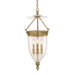 Hudson Valley 142-AGB Hanover Three Light Pendant, Aged Brass Main Image.jpg