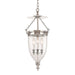 Hudson Valley 142-PN Hanover Three Light Pendant, Polished Nickel Main Image.jpg