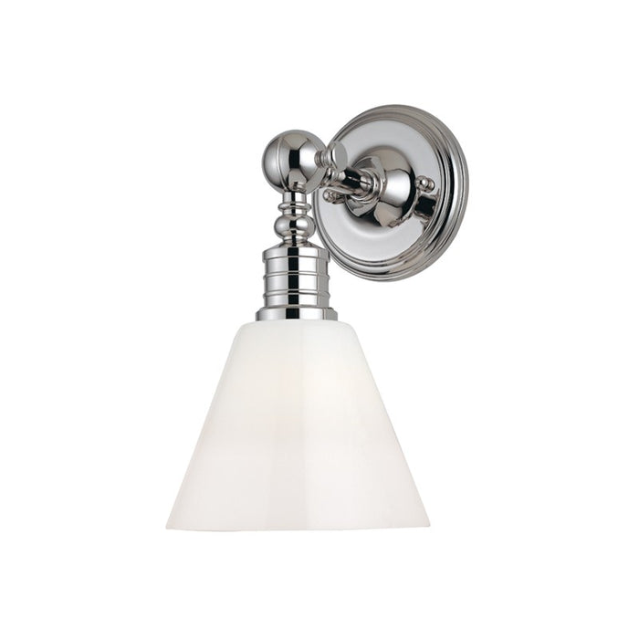 Hudson Valley 9601-PN Darien One Light Wall Sconce, Polished Nickel Main Image.jpg