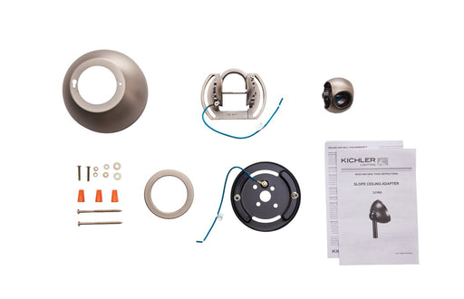 Kichler 337005AP Slope Adapter, Antique Pewter (2)