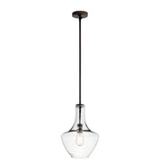 Kichler 42141OZCLR One Light Pendant, Olde Bronze