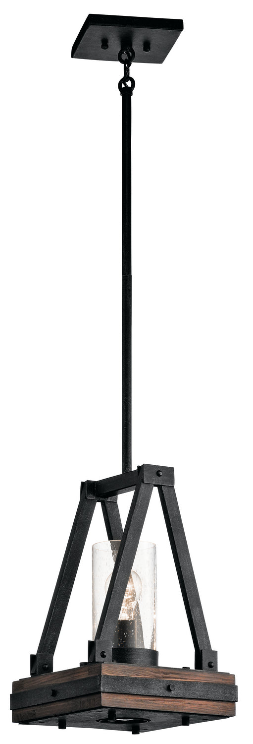 Kichler 43435AUB One Light Pendant, Auburn Stained
