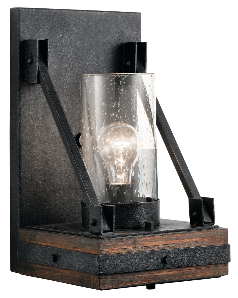 Kichler 43436AUB One Light Wall Sconce, Auburn Stained