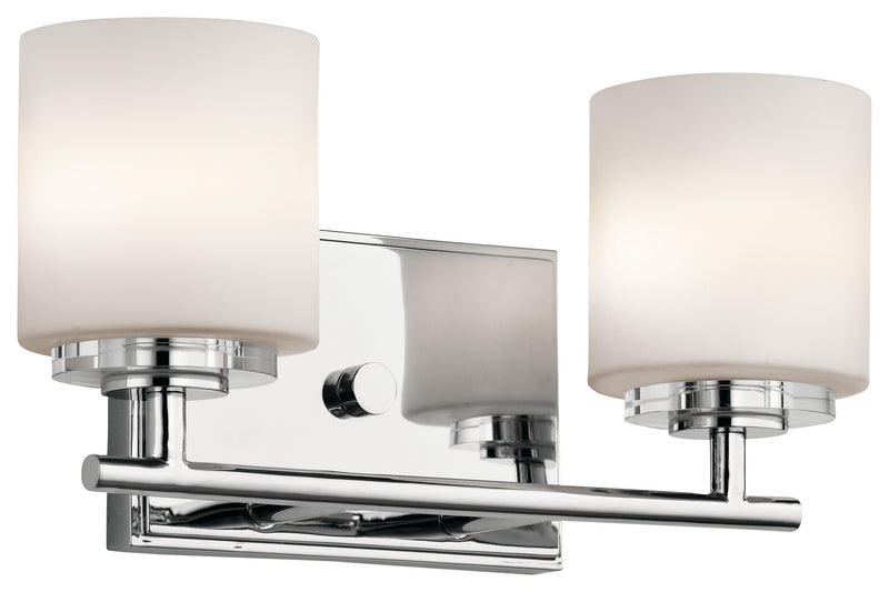 Kichler 45501CH Two Light Bath, Chrome