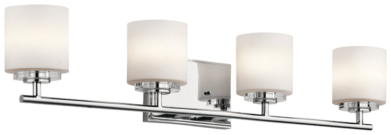 Kichler 45503CH Four Light Bath, Chrome
