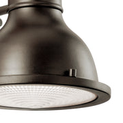 Kichler 49064OZ One Light Outdoor Wall Mount, Olde Bronze (2)