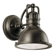 Kichler 49064OZ One Light Outdoor Wall Mount, Olde Bronze