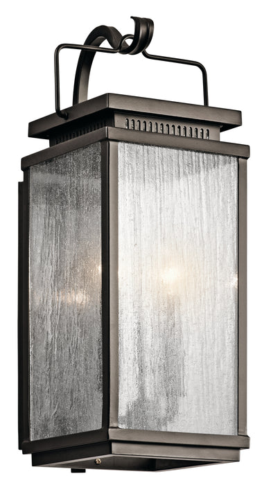 Kichler 49385OZ Manningham Two Light Outdoor Wall Mount, Olde Bronze Main Image.jpg