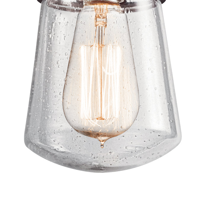 Kichler 49446AZ One Light Outdoor Pendant, Architectural Bronze (2)