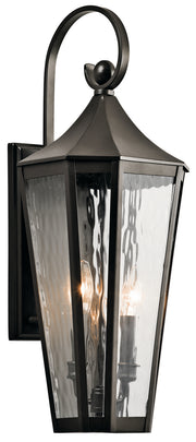 Kichler 49513OZ Two Light Outdoor Wall Mount, Olde Bronze