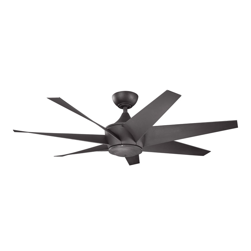 Kichler 310112DBK 54"Ceiling Fan, Distressed Black