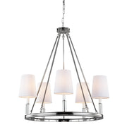 Visual Comfort Studio F2922/5PN Lismore Five Light Chandelier, Polished Nickel Alternate Image.jpg