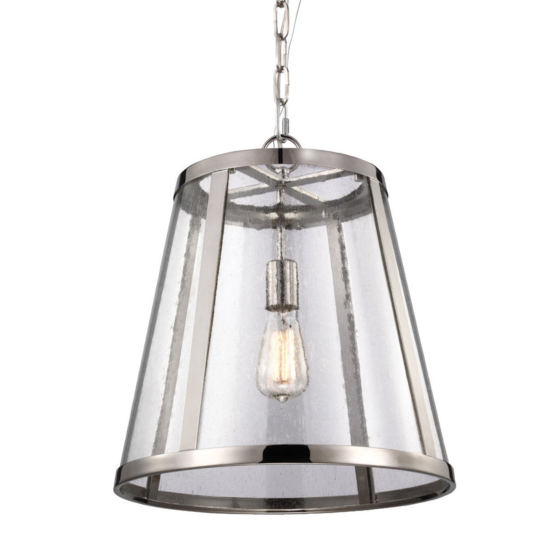 Visual Comfort Studio P1289PN Harrow One Light Pendant, Polished Nickel Alternate Image.jpg
