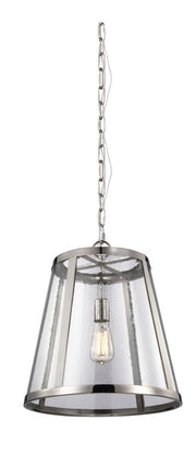 Visual Comfort Studio P1289PN Harrow One Light Pendant, Polished Nickel Main Image.jpg