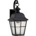 Quoizel MHE8406K Millhouse One Light Outdoor Wall Lantern, Mystic Black Main Image.jpg