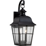 Quoizel MHE8409K Millhouse Two Light Outdoor Wall Lantern, Mystic Black Main Image.jpg