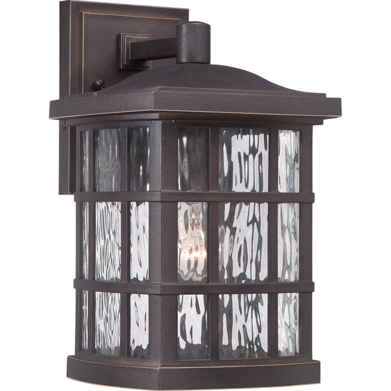 Quoizel SNN8408PN Stonington One Light Outdoor Wall Lantern, Palladian Bronze Main Image.jpg