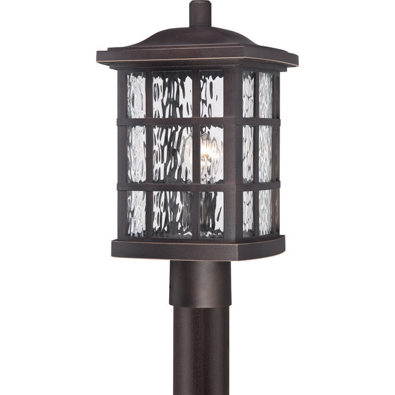 Quoizel SNN9009PN Stonington One Light Outdoor Post Mount, Palladian Bronze Main Image.jpg
