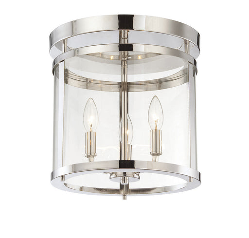 Savoy House 6-1043-3-109 Three Light Semi-Flush Mount, Polished Nickel