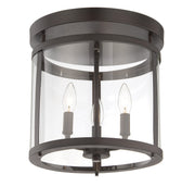 Savoy House 6-1043-3-13 Three Light Semi-Flush Mount, English Bronze