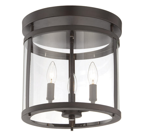 Savoy House 6-1043-3-13 Three Light Semi-Flush Mount, English Bronze
