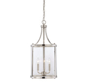 Savoy House 7-1040-3-109 Three Light Foyer Pendant, Polished Nickel