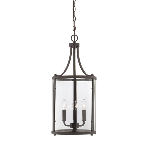 Savoy House 7-1040-3-13 Three Light Foyer Pendant, English Bronze