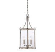 Savoy House 7-1040-3-SN Three Light Foyer Pendant, Satin Nickel