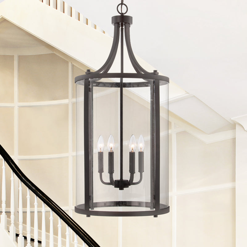 Savoy House 7-1041-6-13 Six Light Foyer Lantern, English Bronze (2)